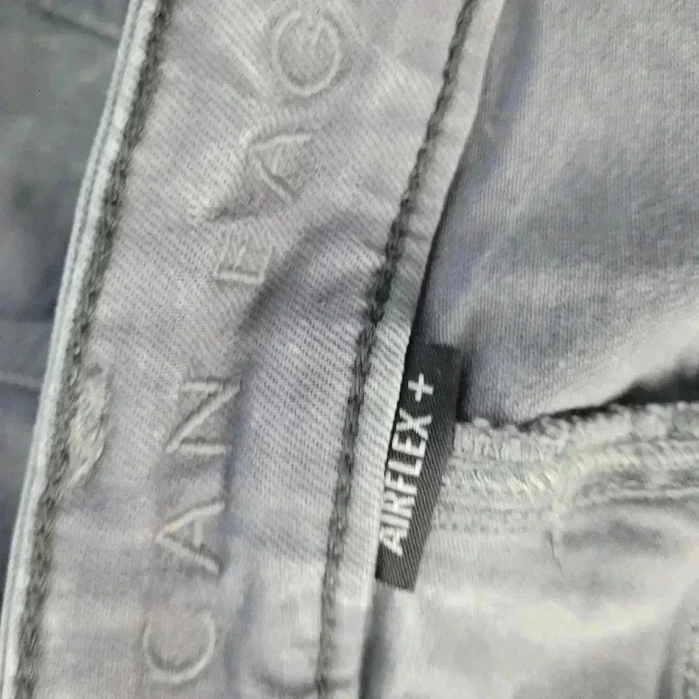 Distressed American Eagle Men’s Move Free Slim Jeans Airflex+ Size 34x32 Gray - Picture 7 of 11
